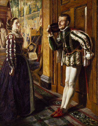 The Taming of the Shrew: Katherine and Petruchio, 1855 by Robert Braithwaite Martineau